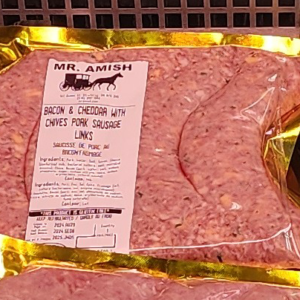 Bacon Cheddar & Chive Sausages