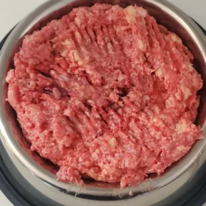 Beef-Chicken-Veggie-Fruit Raw Dog Food